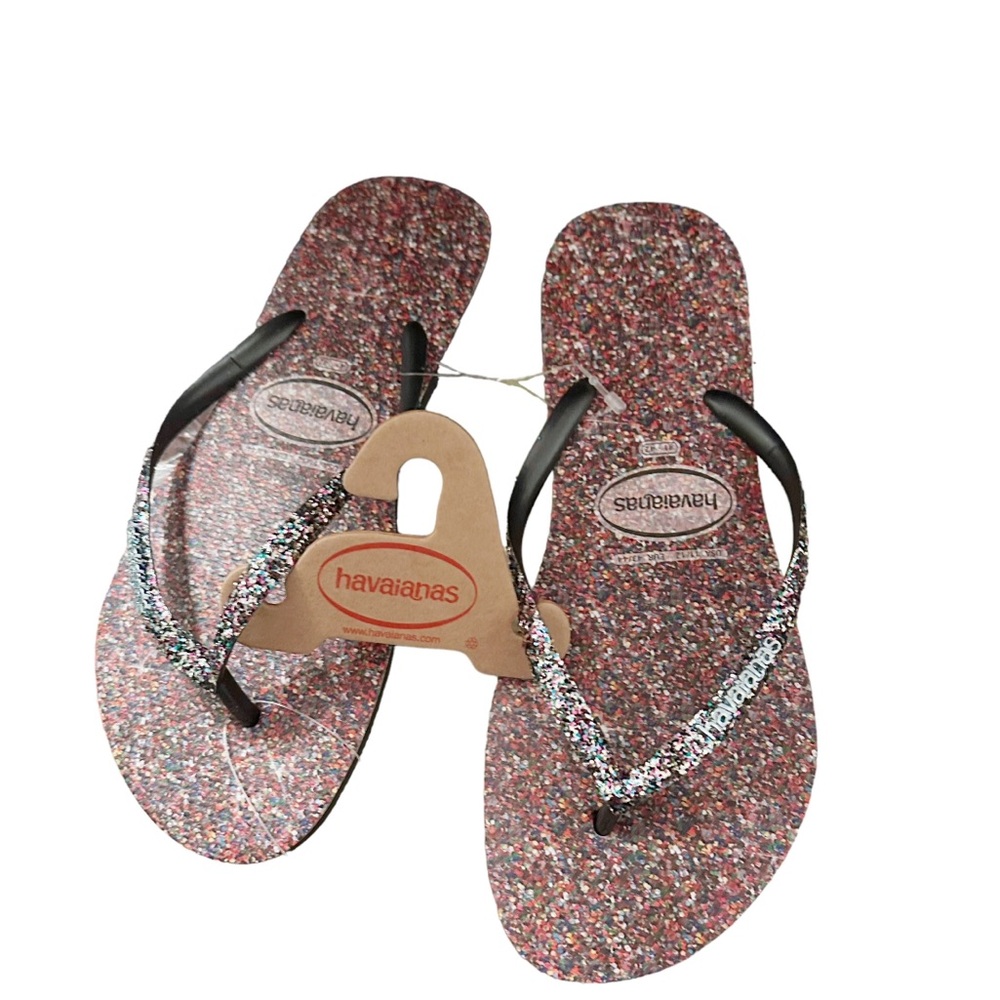 NWT ⭐️Host Pick⭐️ limited edition glitter sparkle Havaianas
